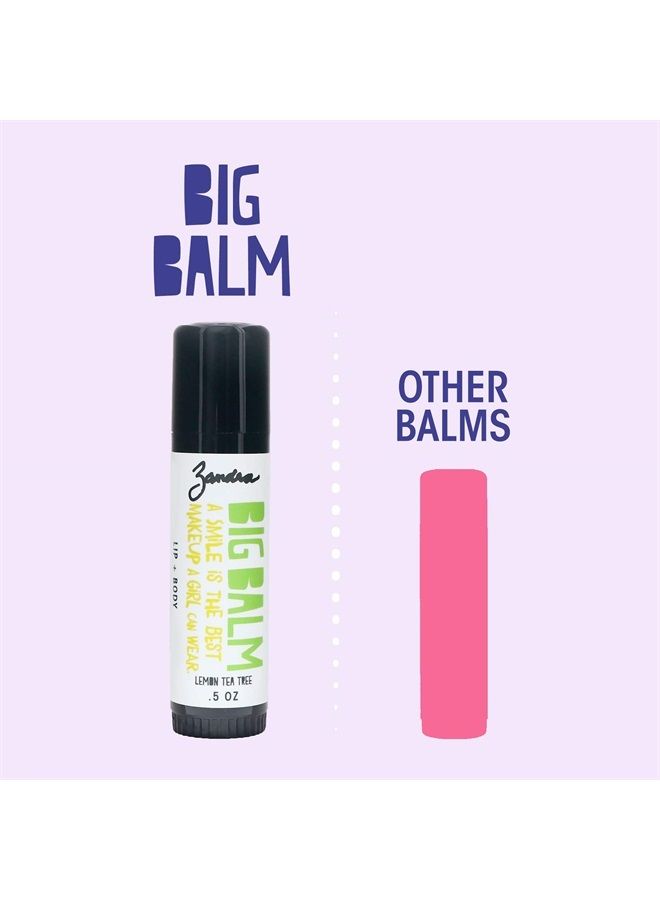 ZANDRA Lemon Tea Tree Big Balm, 0.5 OZ - Image 4