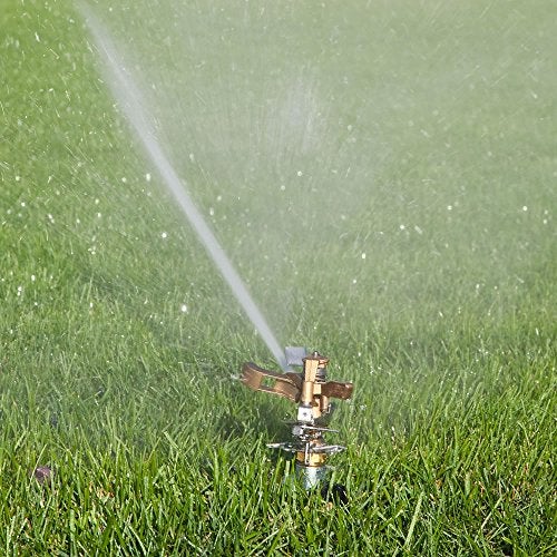 FIELDSTAR Brass Impact Drive Sprinkler Garden Watering Irrigation Sprayer Head (Paint Coated) - Image 3