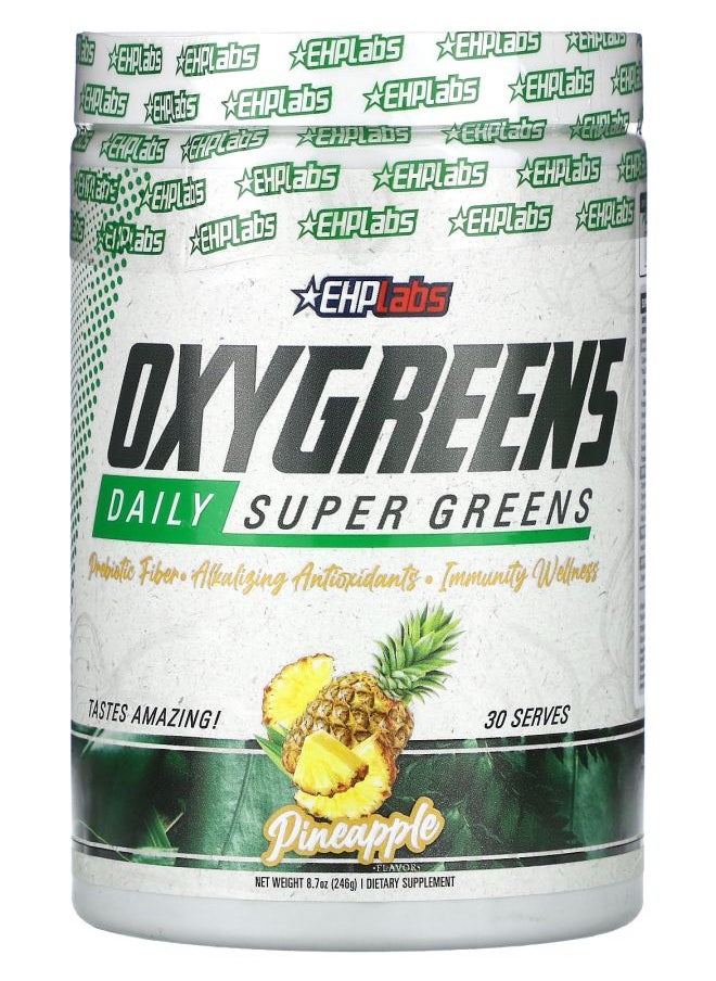 OxyGreens Daily Super Greens Pineapple  8.7 oz (246 g) - pzsku/Z6F09B99F27AD5B06458AZ/45/_/1728489280/b76abd5b-c1b9-4bb3-bc92-ac7d6949b896