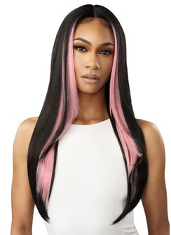 Outre Outre Lace Front Wig - Colorbomb - CHANDICE (1B/DRFF DIAMOND BLONDE) 