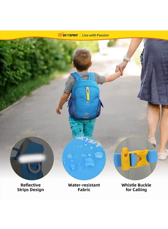 SKYSPER Small Kids Backpack 10L Toddler Hiking Backpack Travel Daypack for Preschool and Kindergarten(Sky Blue)  - Image 5