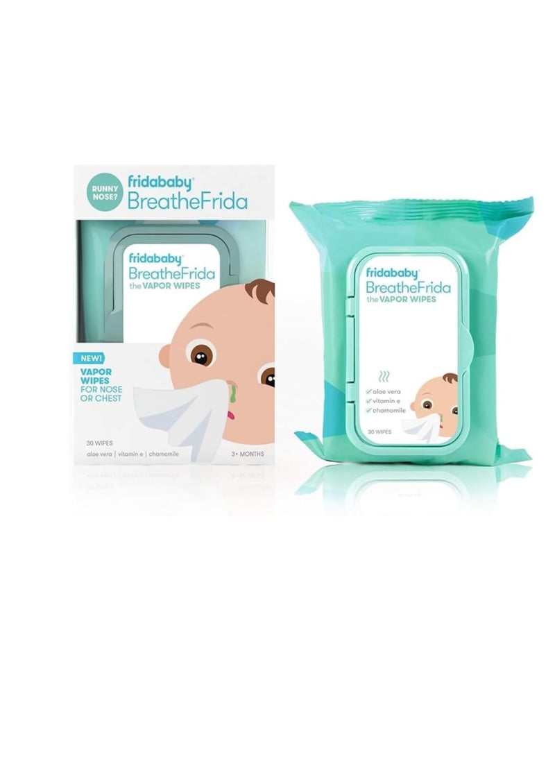 fridababy Vapor Wipes Nose Or Chest Boogerwiper