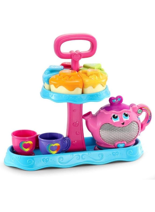 LeapFrog 603203 Musical Rainbow Party Learning Toy And Pretend Play Educational Tea Set For Children With Ssorter, Lights And Songs, Multi-Colour,115 X 300 X 273 Millimeters  - Image 5