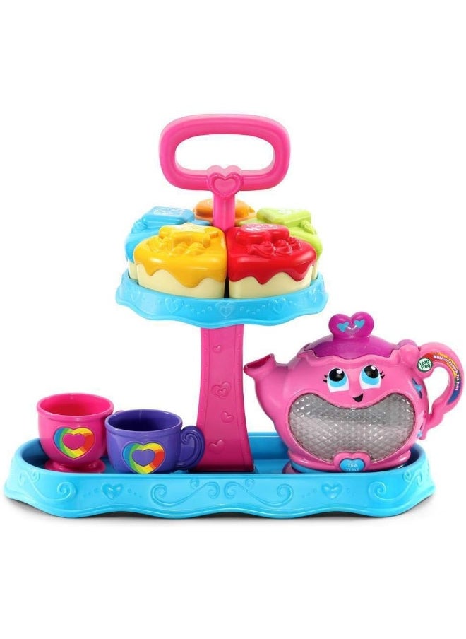 LeapFrog 603203 Musical Rainbow Party Learning Toy And Pretend Play Educational Tea Set For Children With Ssorter, Lights And Songs, Multi-Colour,115 X 300 X 273 Millimeters  - Image 1