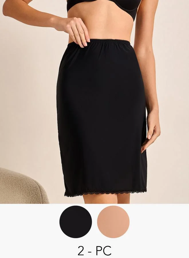 سبلاش فيڤ Set of 2   Lace Trim Shaping Skirt
