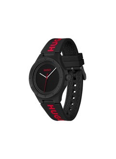 HUGO BOSS ساعة يد جلدية دائرية الشكل بعقارب للرجال 1530343 - 42 ملم  - Image 2