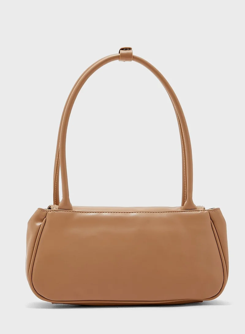 ELLA Loop Handles Baguette Handbag