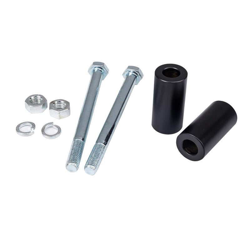 2 Rise Handlebar Risers Extension For Harley 1 Handlebars Black Motorcycle Spacers Made of Alloy Steel