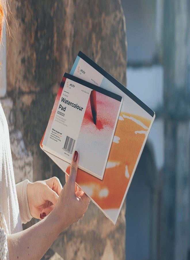 ETCHR Wood Pulp Watercolor Pad A5 Hot Press - 16 Pages - Student Grade - Watercolor Paper Block - Image 4