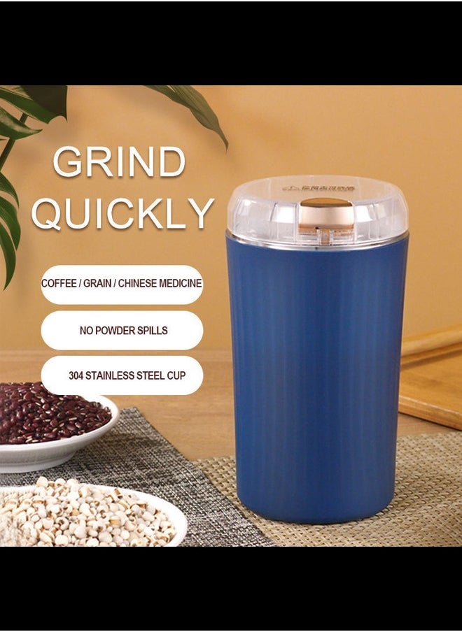 Generic - Mini Electric Kitchen Grinder Electric Coffee Grinders for Spices Seeds Herbs and Coffee Beans Spice Blender and Espresso Grinder Wet and Dry Grinder Stainless Steel - Image 1