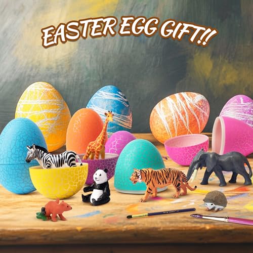 Toymany 14PCS 1-2" Tiny Jungle Animal Figures Toy, Realistic Mini Jungle Zoo Animal Figurines Cake Topper Toy Set, Easter Egg Christmas Birthday Gift Party Favor School Project for Kids Toddlers - Image 2