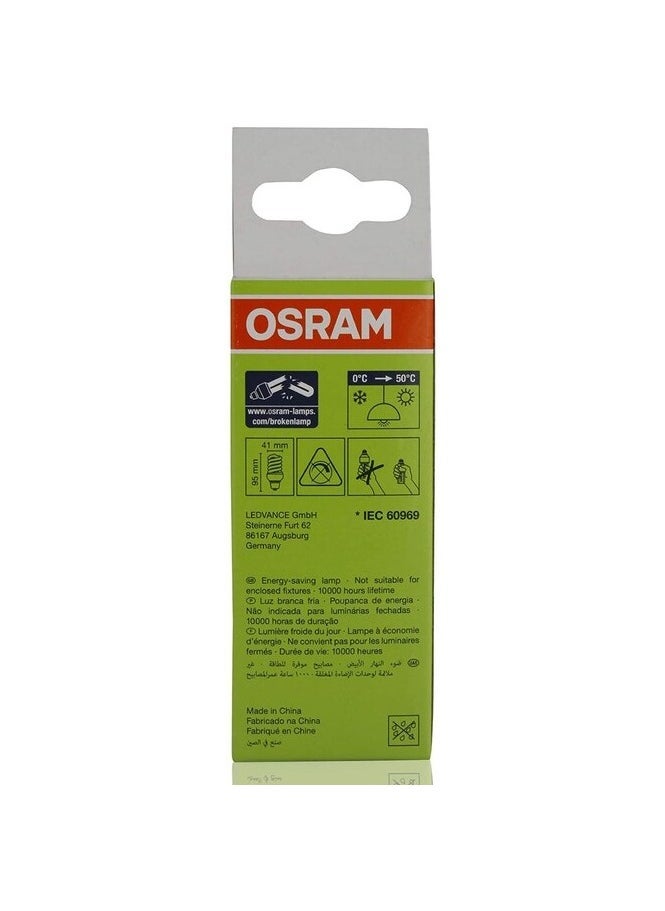 Osram Osram Dulux Mini Twist 8W Cool Daylight Energy Saver Bulb Spiral E14 Base  - Image 2