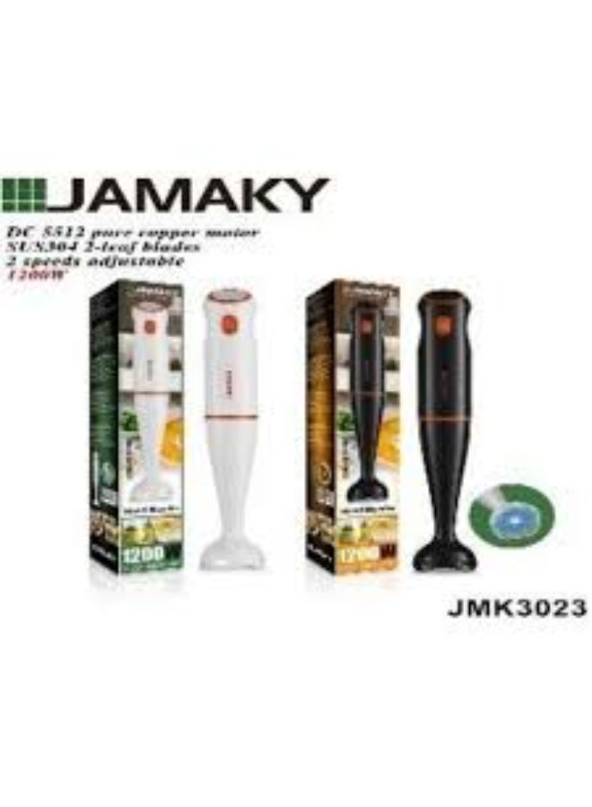 جامايكا خلاط يدوى 1200 وات من جاماكى شفرات قوية وحادة متعد الاسدتخدام - jmk 3023 ايطالي - Image 1