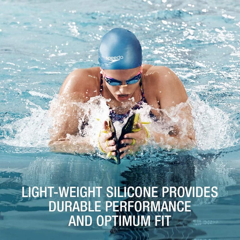 speedo غطاء سباحة سيليكوني طويل الشعر من سبيدو - Image 2