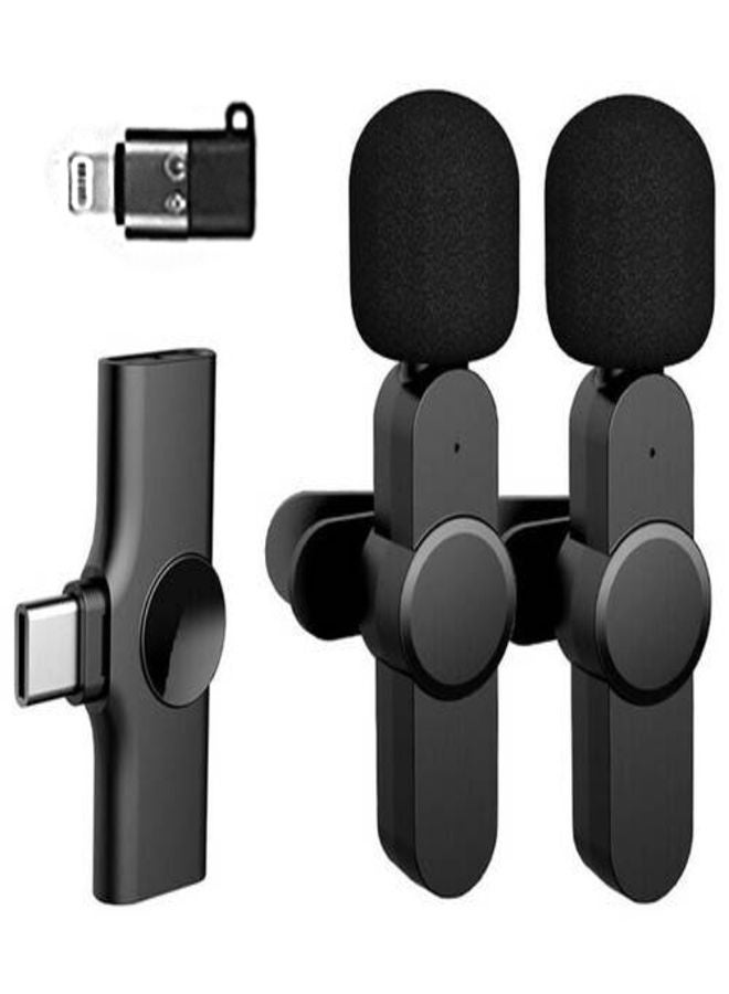 WALL BEAUTY K9 Double Wireless Dual Microphone - Image 1