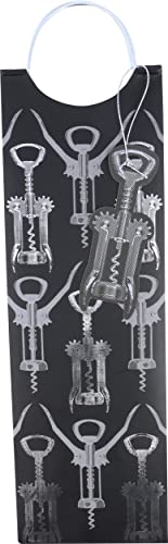 TRUE FABRICATIONS Silver Corkscrew Wine Bag, 1 EA - Image 5