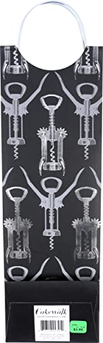 TRUE FABRICATIONS Silver Corkscrew Wine Bag, 1 EA - Image 2