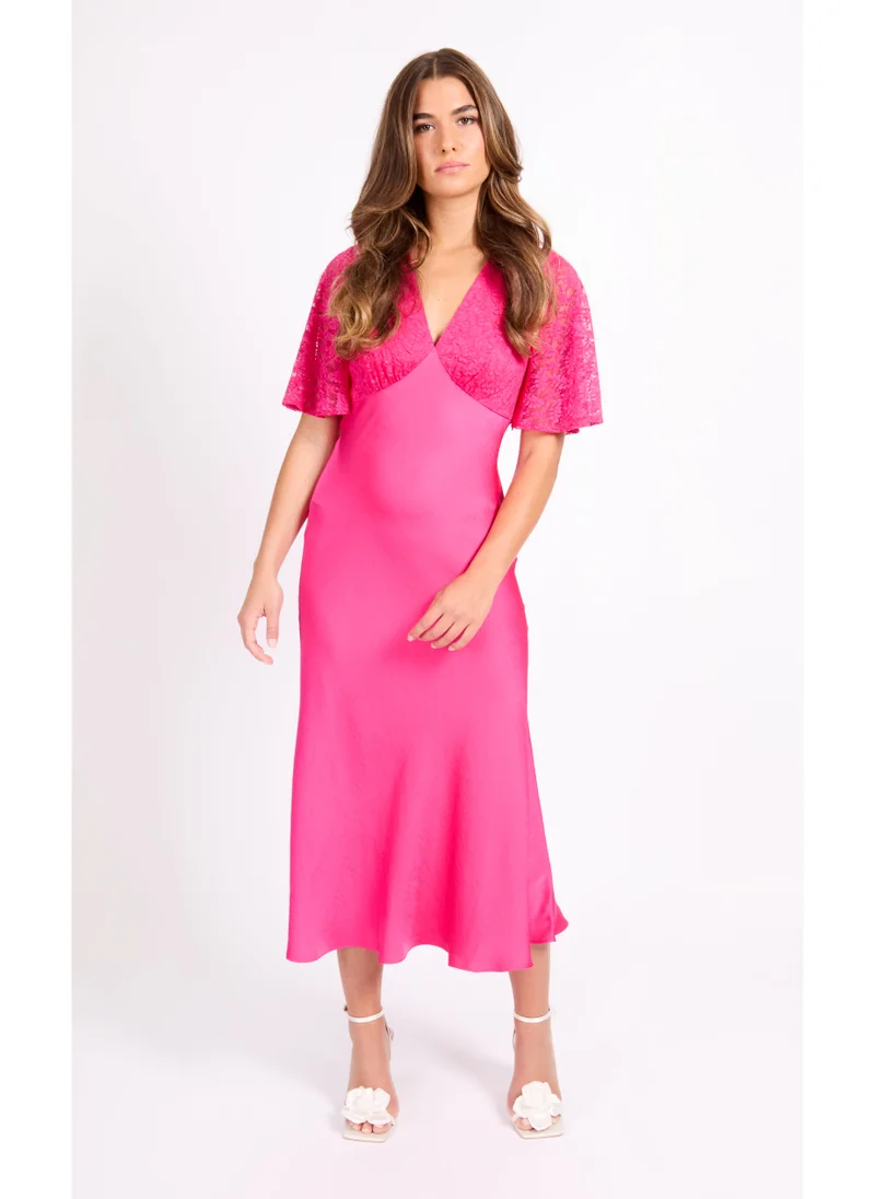 Little Mistress V-Neck Maxi Dress