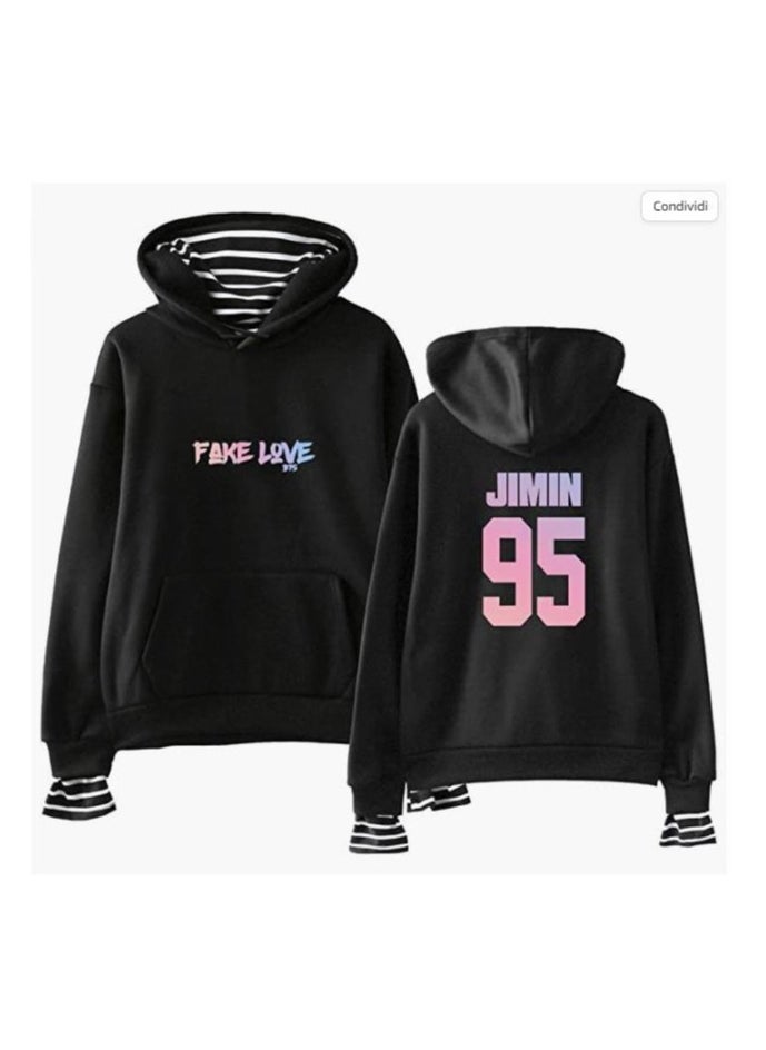 General - BTS Love Yourself Concert Hoodie White - Image 1