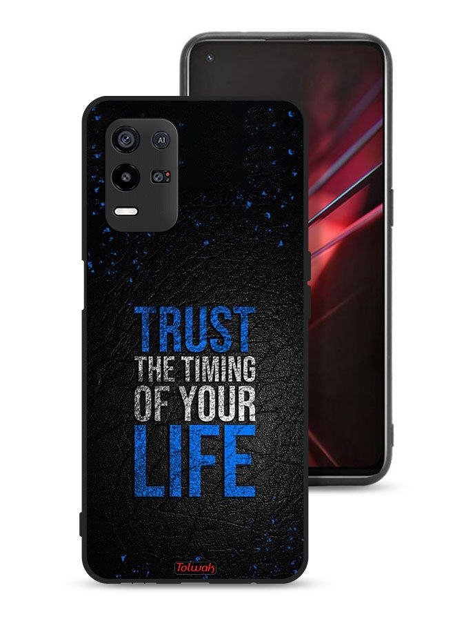 Tolwak Oppo K9x Protective Case Cover Trust The Timing Of Your Life - Image 1