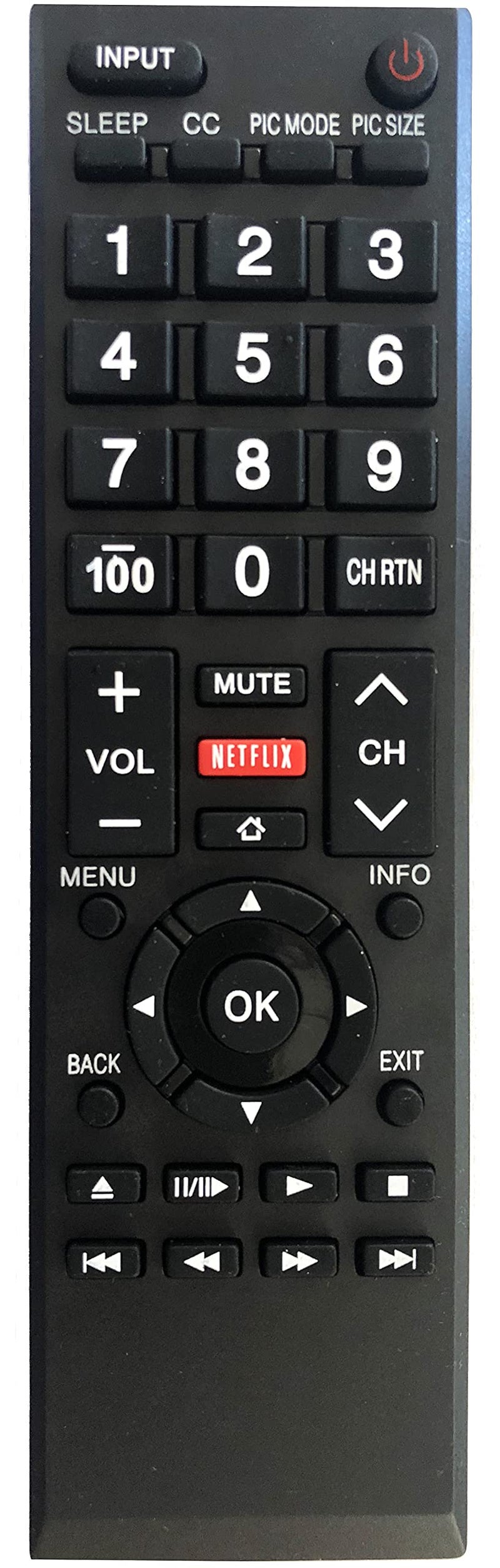 UBay Universal Remote Control for All Toshiba TVs, LCD, LED, Smart, and 4K TVs. No Setup Needed. - Image 5