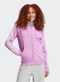 Adidas Essentail 3 Stripe Fleece Hoodie  - Image 1