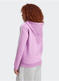 Adidas Essentail 3 Stripe Fleece Hoodie  - Image 2