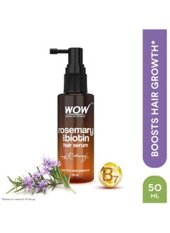WOW Skin Science Rosemary & Biotin Hair Serum | Strengthens Weak Hair, Adds Volume, Revitalizes | 50ml  - Image 2