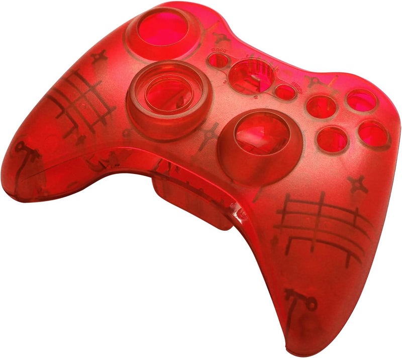 OSTENT Replacement Case Shell & Buttons Kit for Microsoft Xbox 360 Wireless Controller Color Red - Image 4