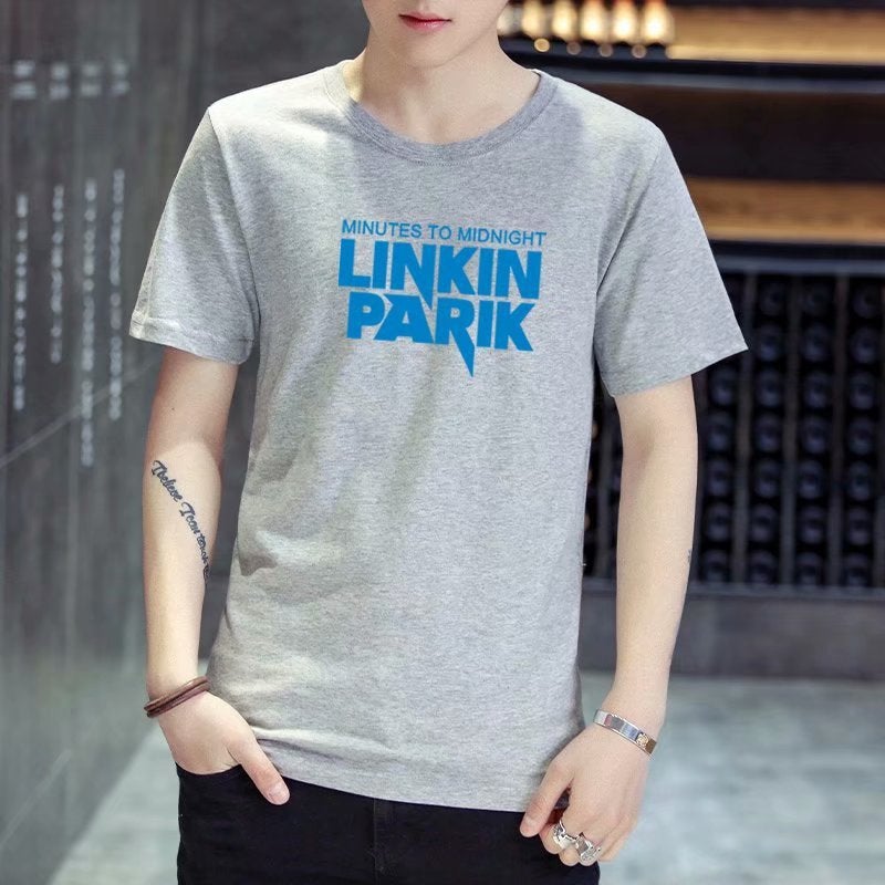 Men's Short-sleeved T-shirt Summer 2020 Youth Half-sleeved T-shirt Korean-style Student Base Shirt Trendy Top Clothes Men's Clothing - Image 5