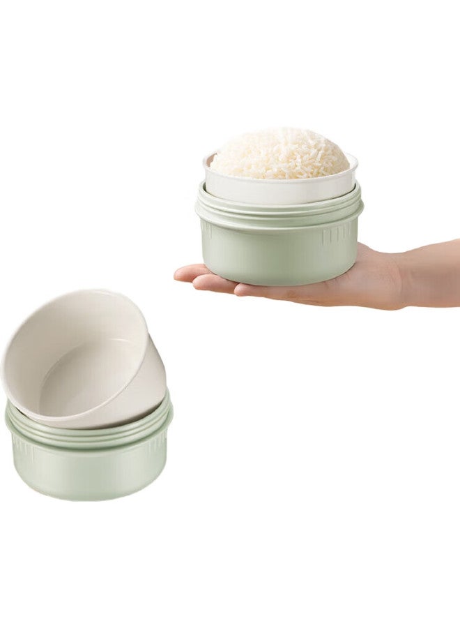 Supor Ceramic-Lined Lunch Box Set, Microwave-Safe Bento Box For Office Workers And Students, Portable Meal Container, 4-Piece Set - Image 3