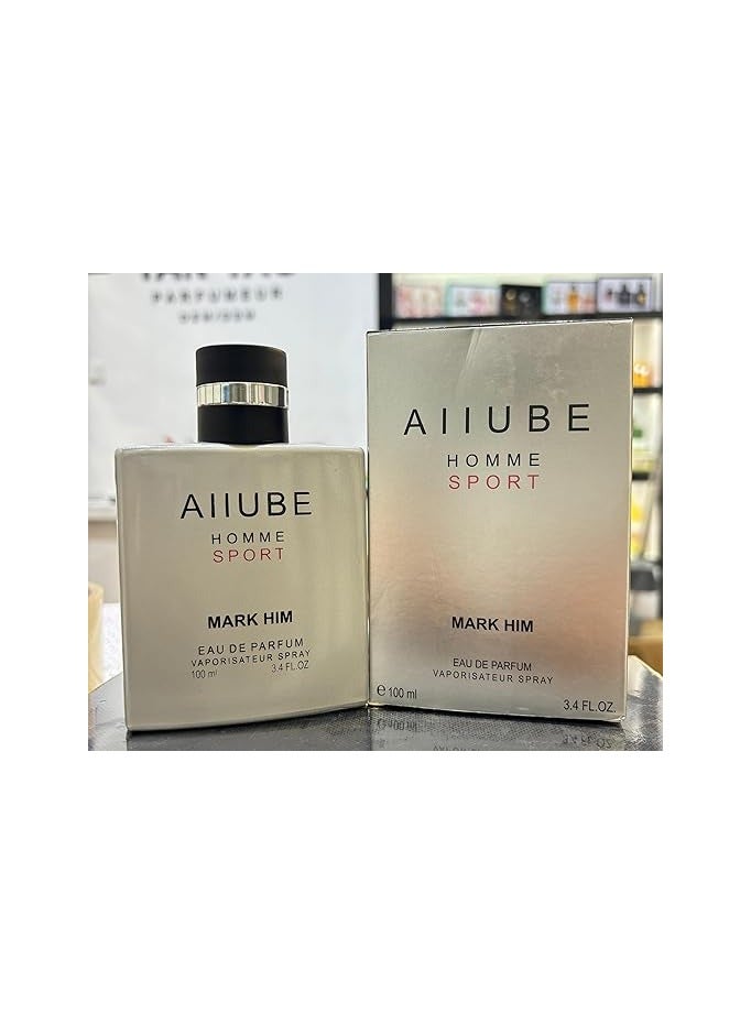 Mark Him Allube Hoome Sport Mark Him Eau de Parfum Spray Vaporisateur 100ml | Bold & Sophisticated Fragrance