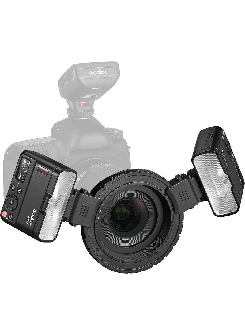 Godox MF12 MF12-K2 Macro Flash Off-Camera TTL Flash Speedlite 12W, 2.4G Wireless Control,TTL/M Mode,Built-in 3.7V/6.29W Lithium Battery, Compatible with Nikon, Sony, Canon, Fuji, Olympus and Panasonic - Image 5