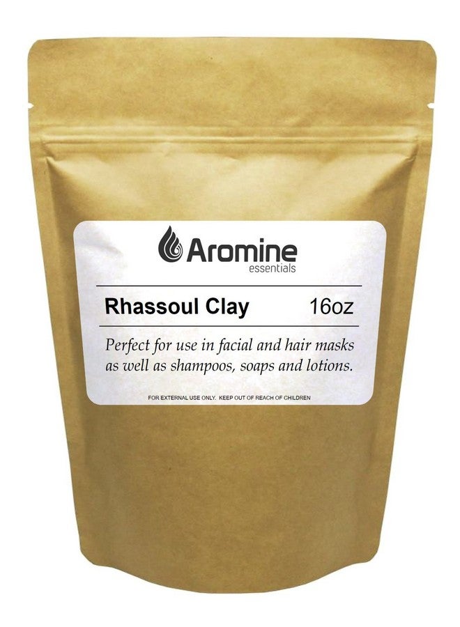 Aromine مسحوق طين الرّحّاسول رومين 16 أونصة قناع طين مغربي غسول - Image 1