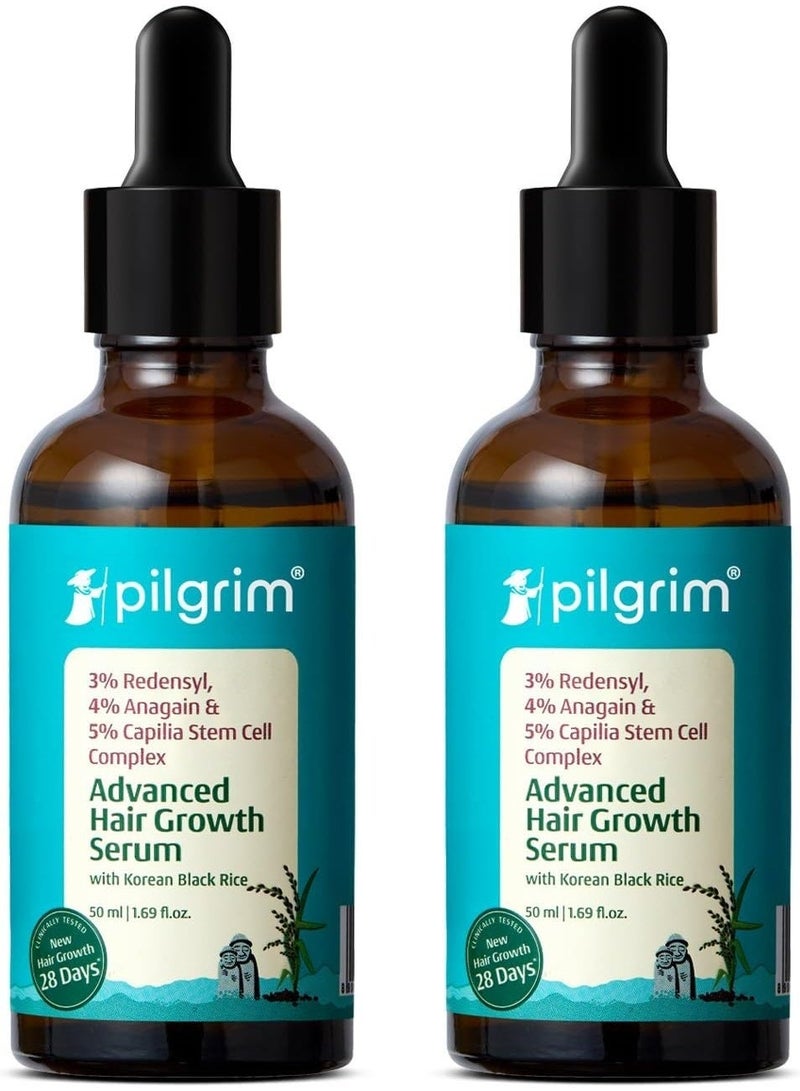 Pilgrim Redensyl & Anagain Advanced Hair Growth Serum 100ml - Image 1