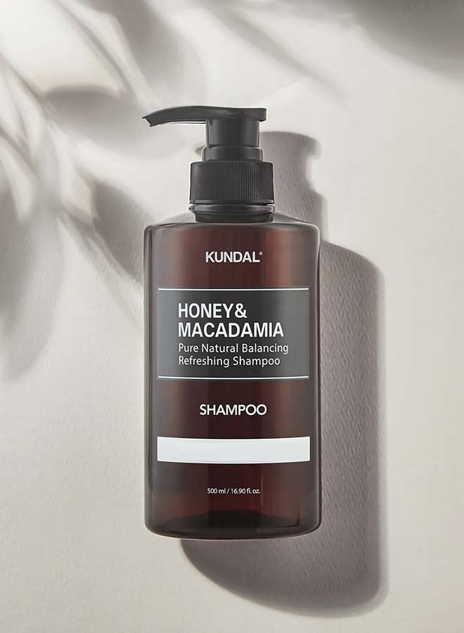 Kundal Honey & Macadamia Pure Natural Balancing Refreshing Shampoo Baby Powder 500ml - Image 2