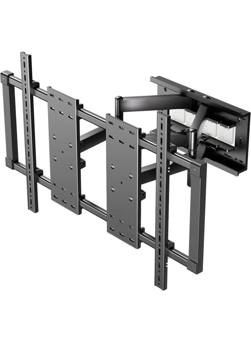 Ultra-Slim Full Motion TV Wall Mount – Heavy-Duty Bracket for 50–120 inch Screens – Swivel, Tilt, Extend & Level Adjustment – VESA 1000×600 Compatible - Image 1