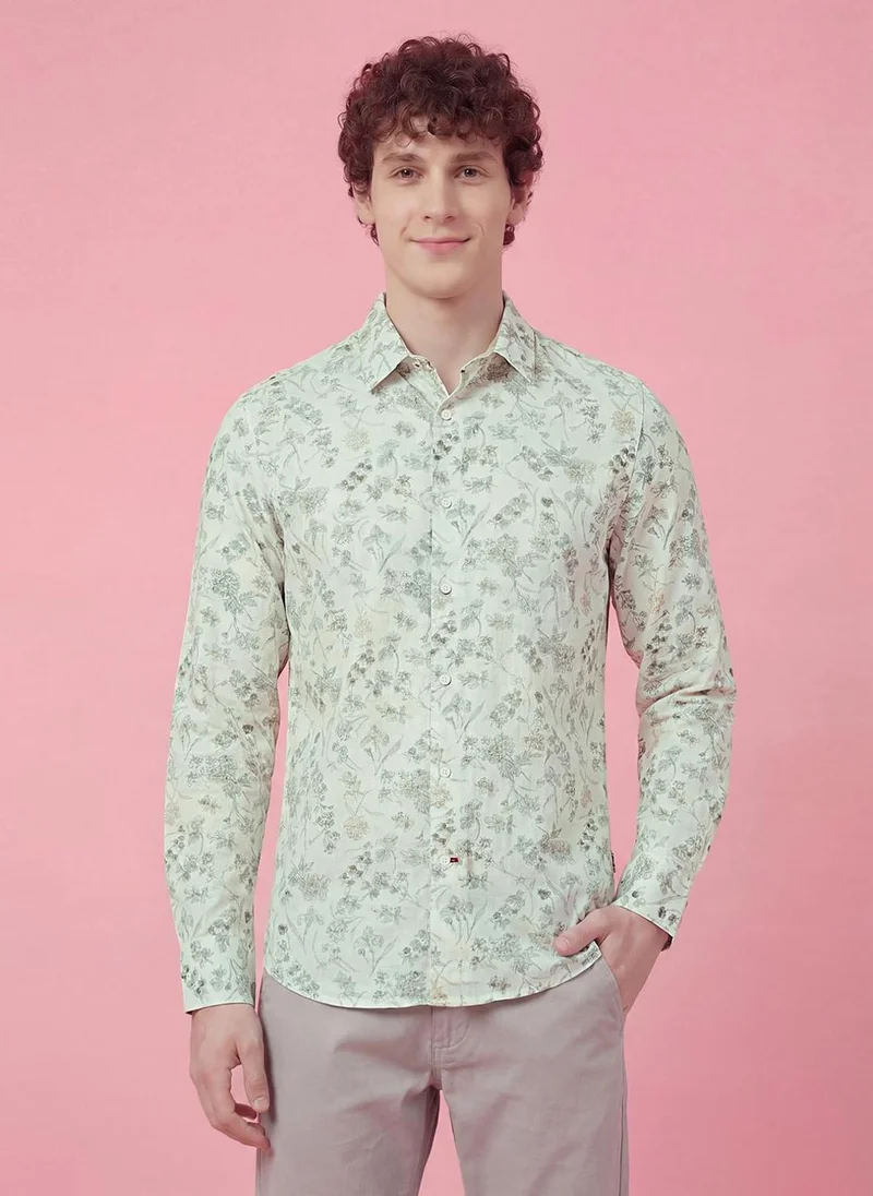 Being Human Men Floral Printed Casual Shirt