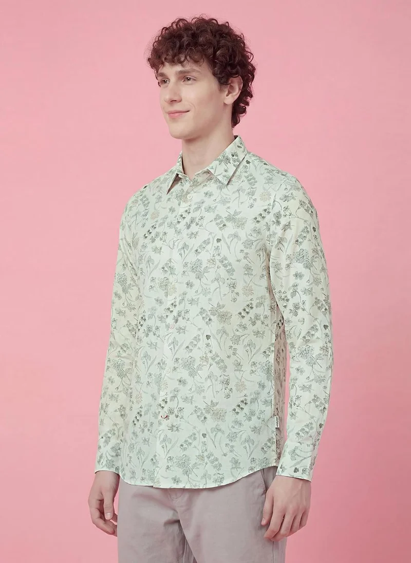 بيينغ هيومان Men Floral Printed Casual Shirt