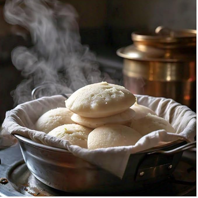 WUD 3pcs Idli Cloth for Steaming idlis, 37 X41 inch Loose Edges, Tailor Free, Material - Unbleached Muslin Cotton - Image 3