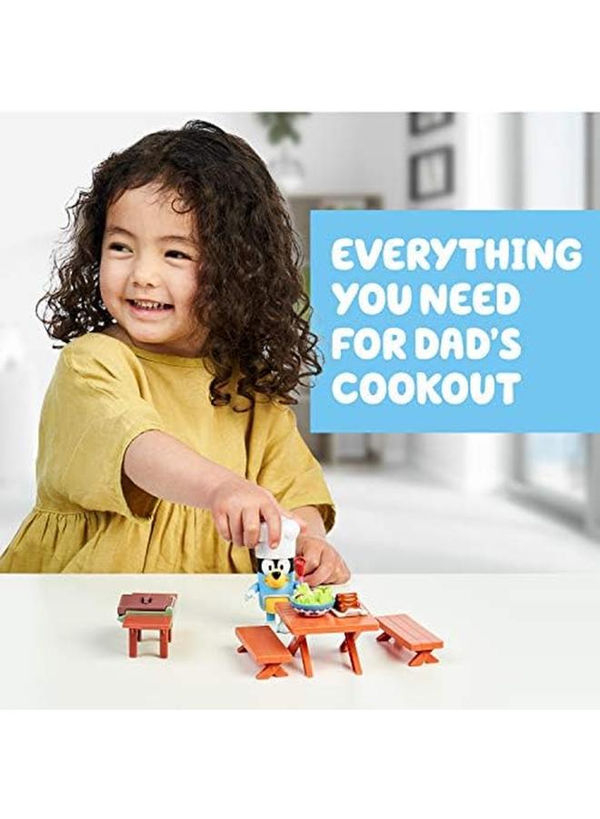 BLUEY Family Backyard Bbq Mini Playset Multicolour One Size - Image 3