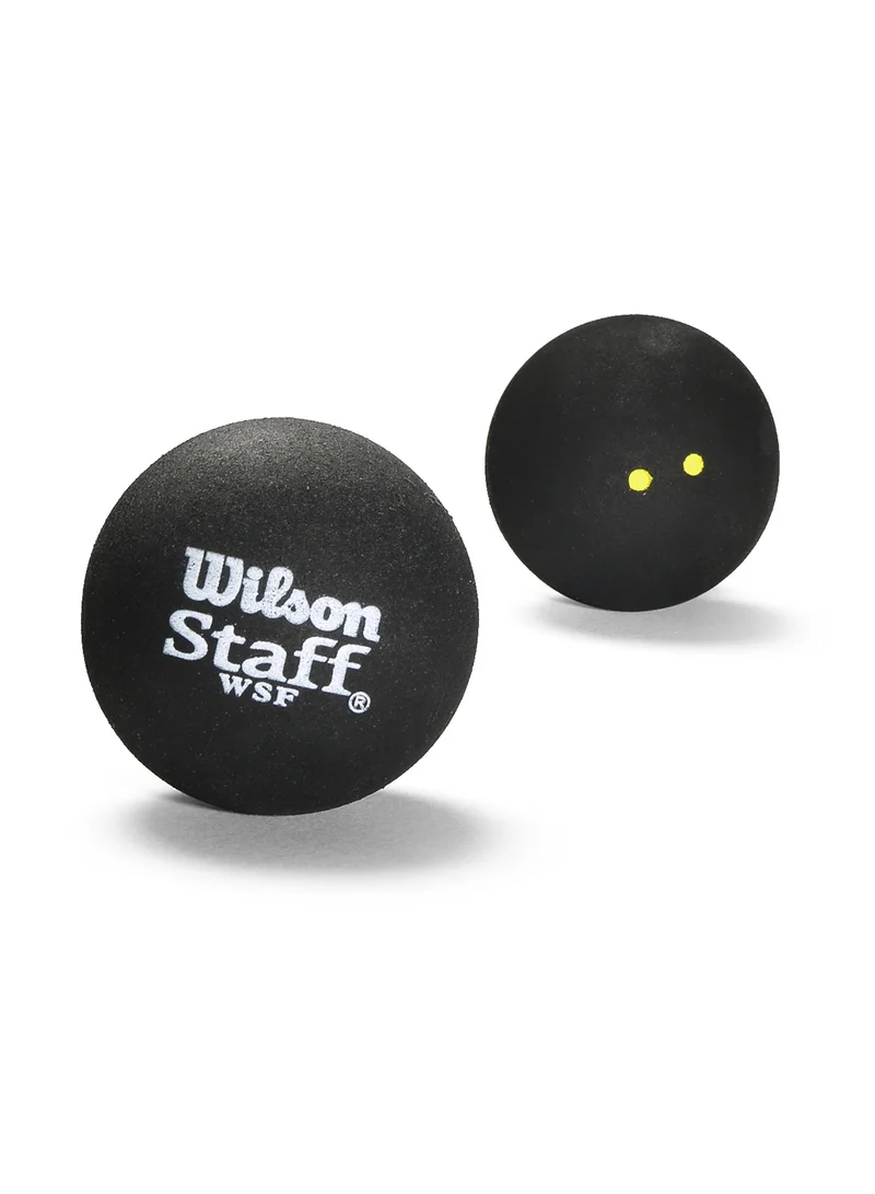 ويلسون كرات سكواش ستاف من قطعتين - أسود/ أصفر