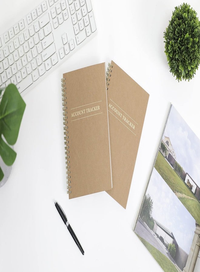 Eryqas 2 Pack Accounting Ledger Books for Home Budget Tracking, Business Bookkeeping - Home Expense Tracking Notebook - Expense Ledger for Small Business Bookkeeping - Bookkeeping Book (100 Pages 2 Pack) - Image 5