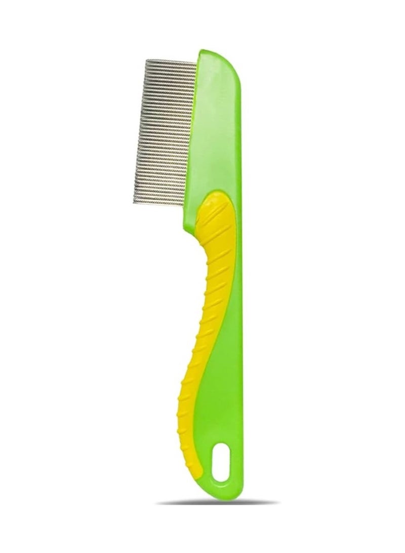 لا بيرلا  تك مشط قمل الحيوانات الأليفة أداة حلاقة دقيقة لإزالة بقع الدموع والبراغيث والقشرة والقمل متعدد الألوان - Image 1