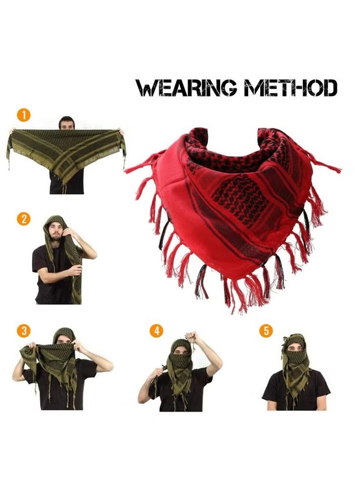 Bukela - Outdoor Hiking Scarf ,Men & Women Tactical 100% Cotton Military Head Neck Wrap Shawl Motorcycle Hiking Paintball Face Mask 42”X42” - Image 1
