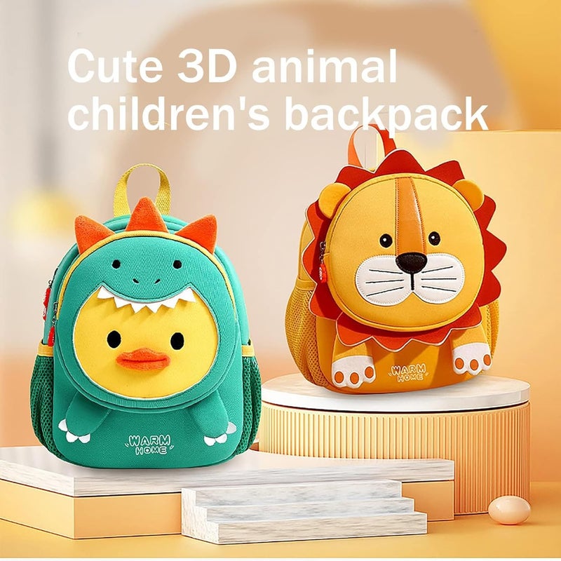Cute Toddler Bunny Backpack - 3D Cartoon Mini Travel Bag for Kids 2-8 Years - Image 2