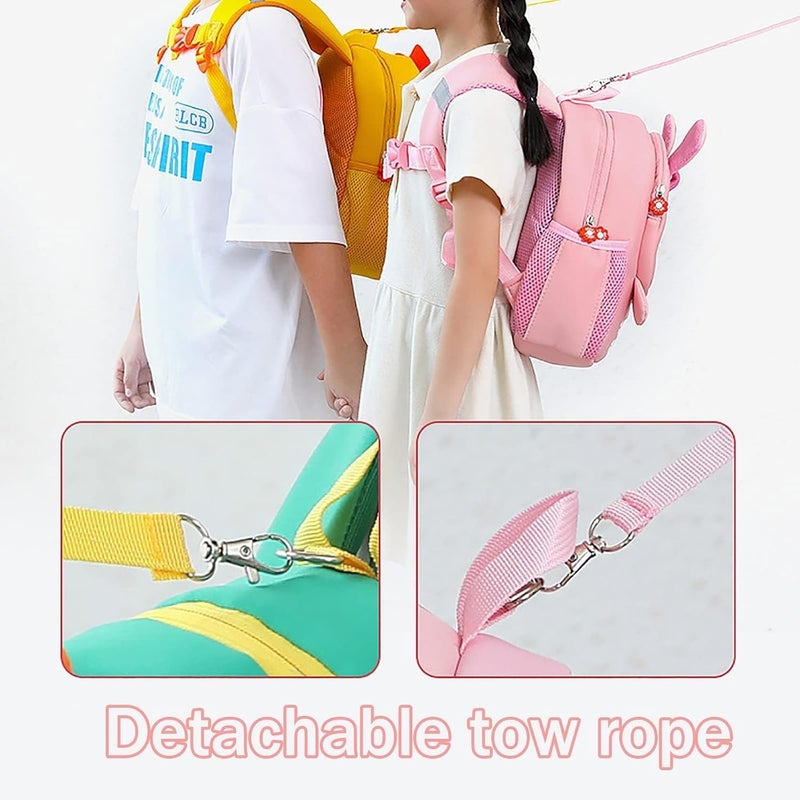 Cute Toddler Bunny Backpack - 3D Cartoon Mini Travel Bag for Kids 2-8 Years - Image 4