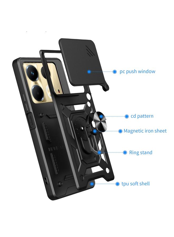 erorex Case For Infinix Note 40 4G Sliding Camera Cover Design TPU+PC Phone Case - Image 3