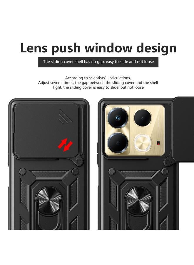 erorex Case For Infinix Note 40 4G Sliding Camera Cover Design TPU+PC Phone Case - Image 4