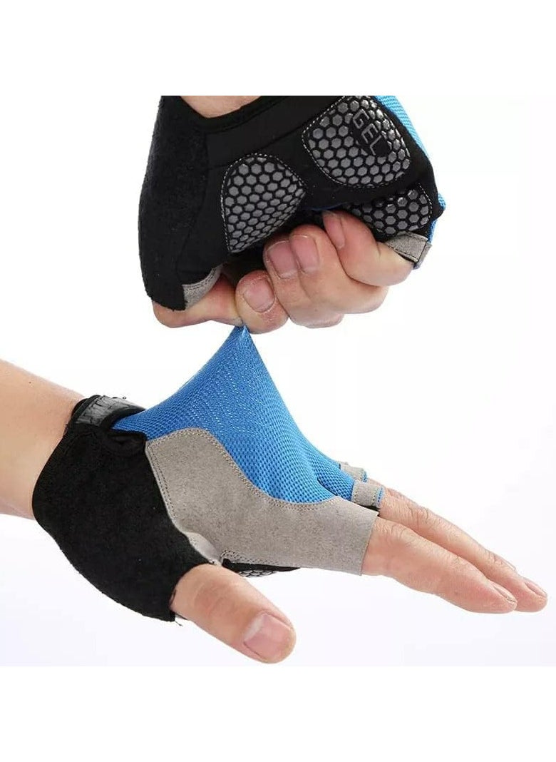 Generic Cycling Gloves, Anti-Slip Shockproof Breathable Cycling Gloves for Outdoor Mountain Road Bike Riding for Men and WomenW  - Image 5